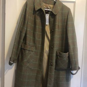 Vintage plaid coat